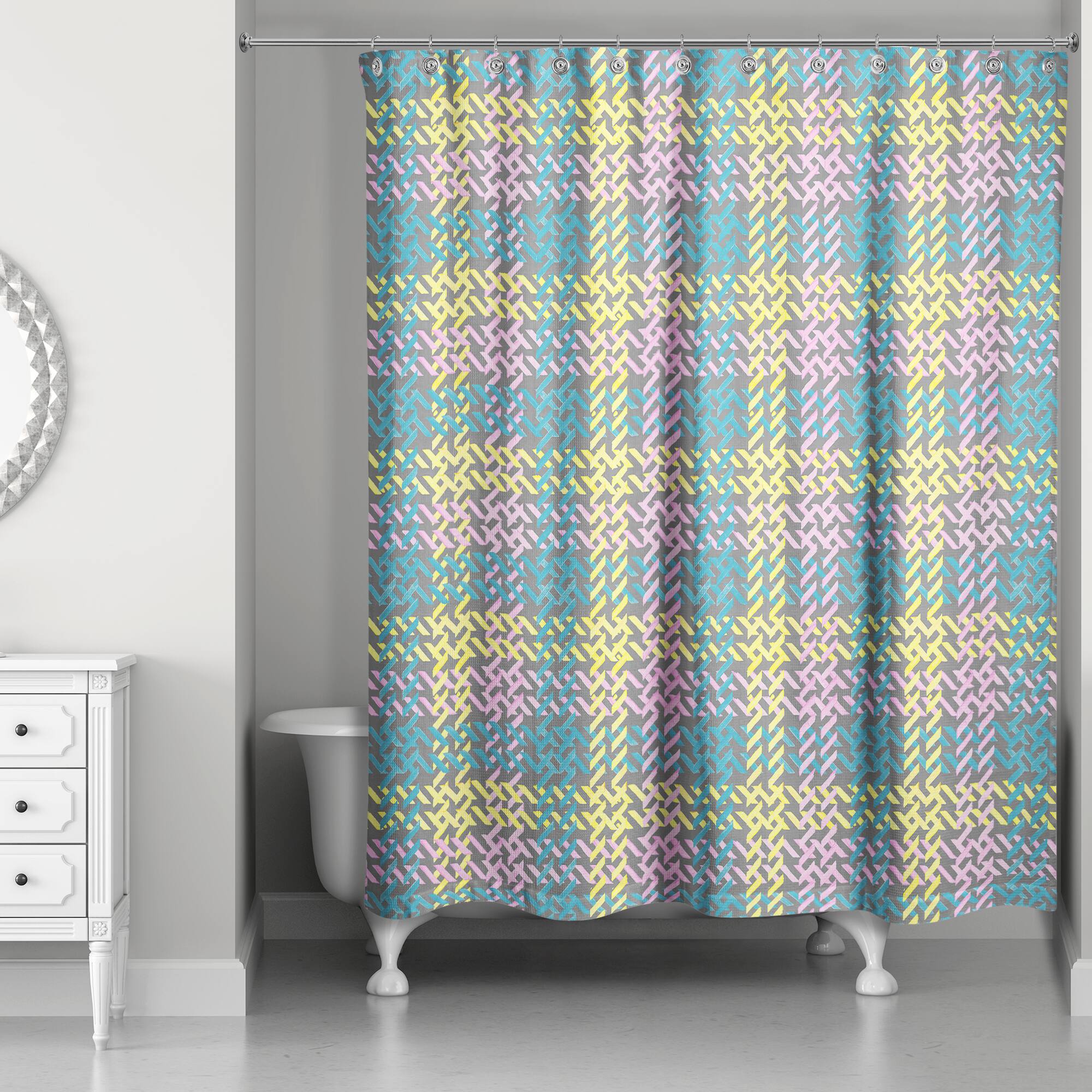 Plaid Shower Curtain